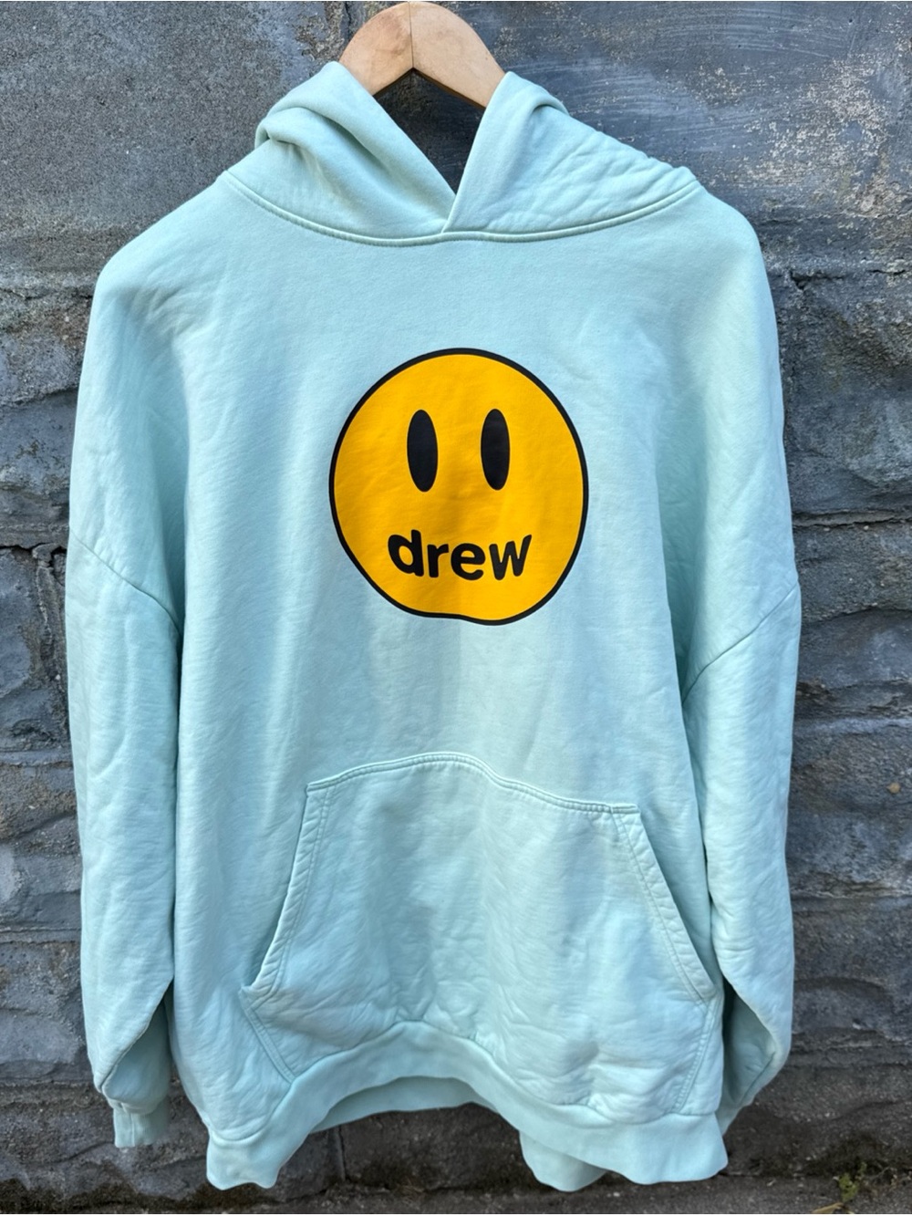 Drew House Hoodie Justin Bieber Blue Size XXL - Heavyweight